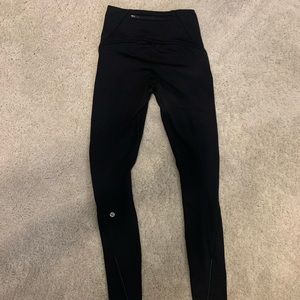Lululemon fleece lined leggings size 2